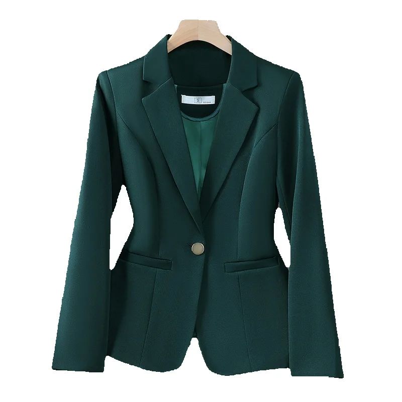 Winter Clothing Work - Spring Autumn Long Sleeve Blazer Women