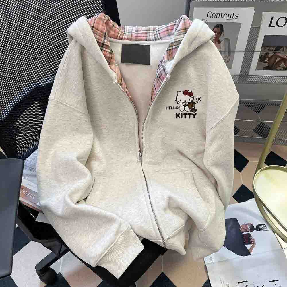 Winter Clothing Design - Hello Kitty Women's Hooded Sweatshirt Kawaii