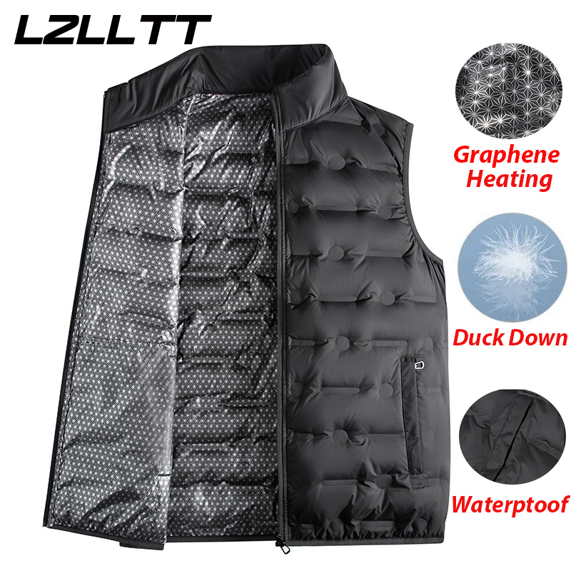 Winter Clothing Work - Winter Men Down Vests Mens waterproof