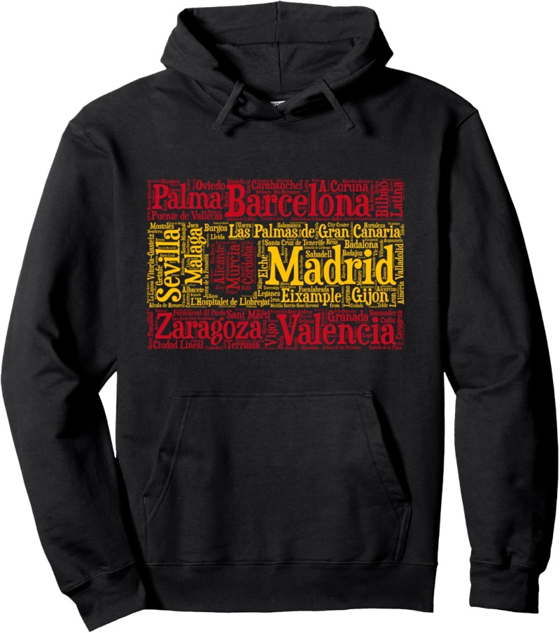 Spain Flag with Spanish City N - đánh giá và giá Winter Clothing Name