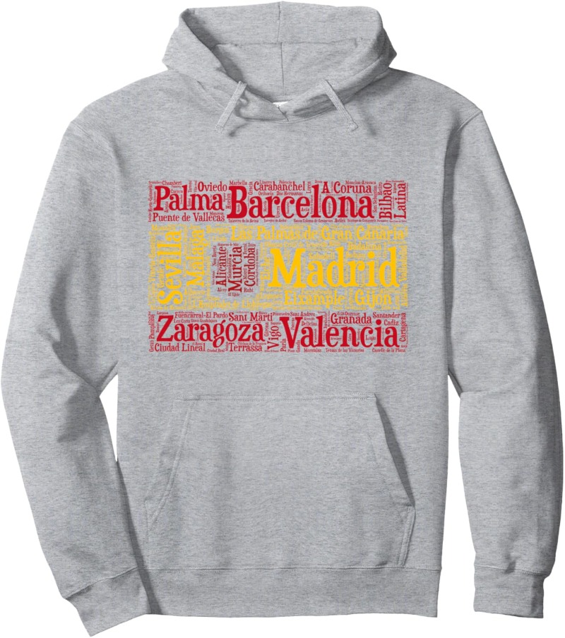 Spain Flag with Spanish City N - đánh giá và giá Winter Clothing Name
