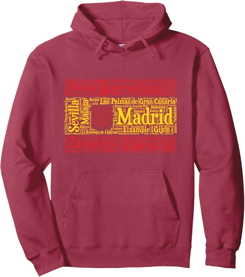 Spain Flag with Spanish City N - đánh giá và giá Winter Clothing Name