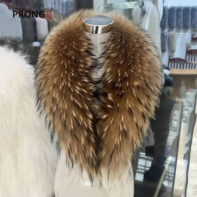 Natural Raccoon Fur Collar Rea - đánh giá và giá Winter Clothing Design