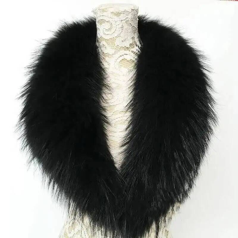 Natural Raccoon Fur Collar Rea - đánh giá và giá Winter Clothing Design