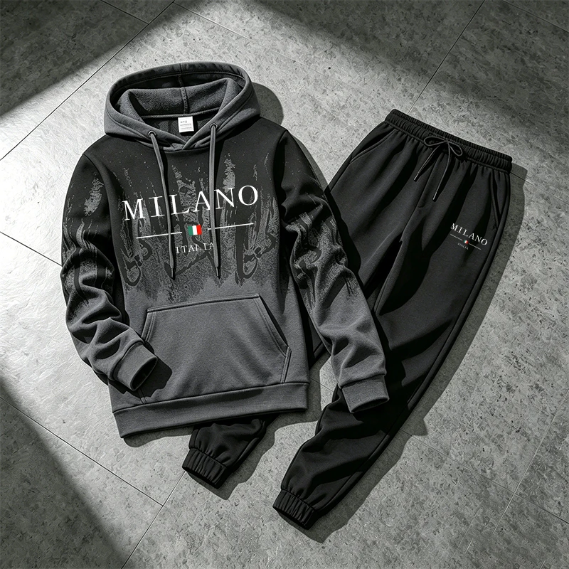 Splashed ink Men's Hoodie Trac - đánh giá và giá Winter Clothing Men