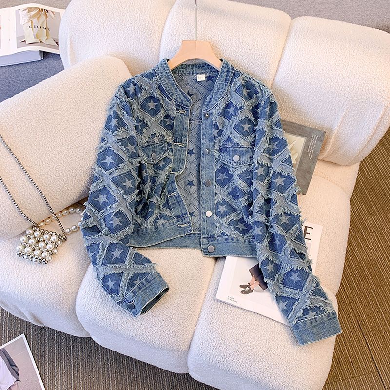 Coat Women Denim Coats Round N - đánh giá và giá Winter Clothing Work