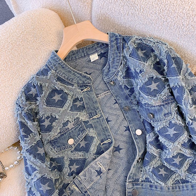 Coat Women Denim Coats Round N - đánh giá và giá Winter Clothing Work