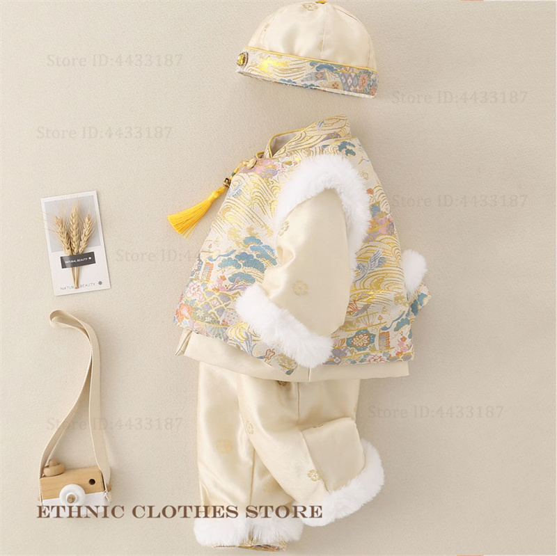 Boys Baby Hundred Days Tang Su - đánh giá và giá Winter Clothing Baby