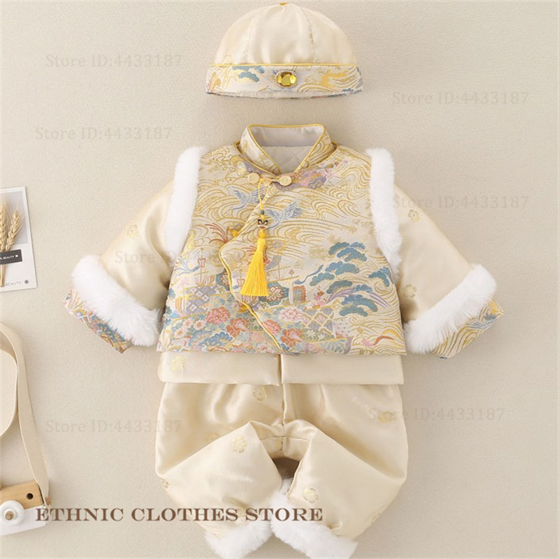 Boys Baby Hundred Days Tang Su - đánh giá và giá Winter Clothing Baby