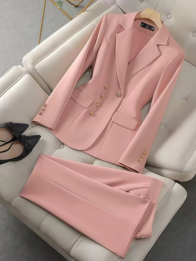2Pcs Women's Temperament Set L - đánh giá và giá Winter Clothing Work