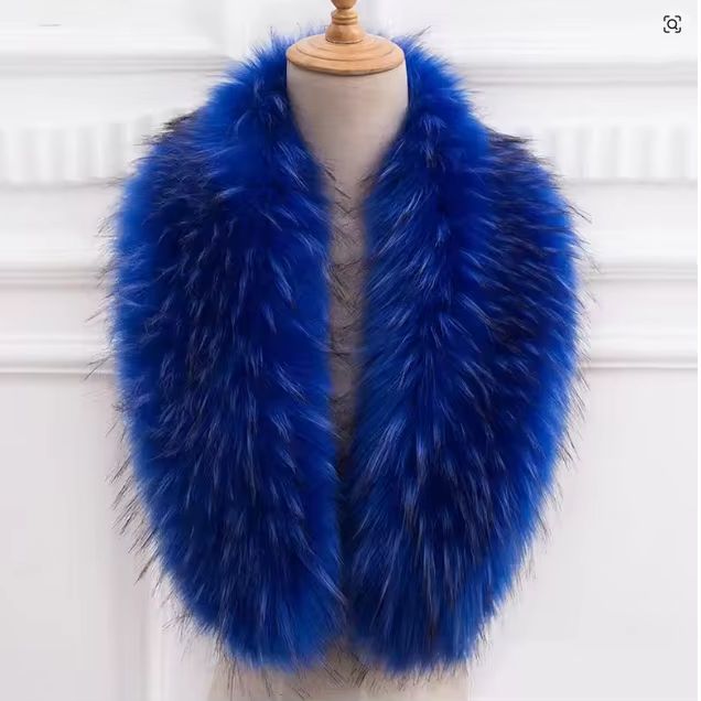 Natural Fur Collar Real raccoo - đánh giá và giá Winter Clothing Design