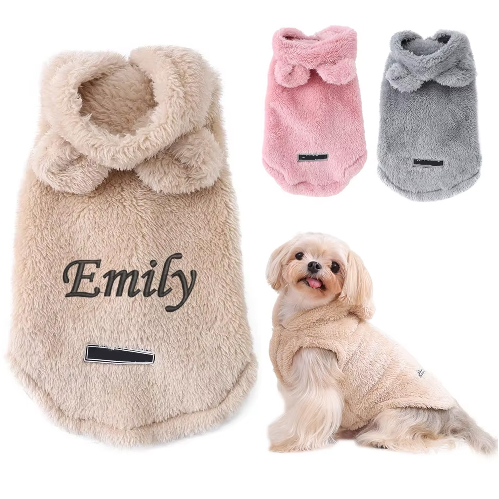 Embroidery Name Cat Dog Clothe - đánh giá và giá Winter Clothing Name