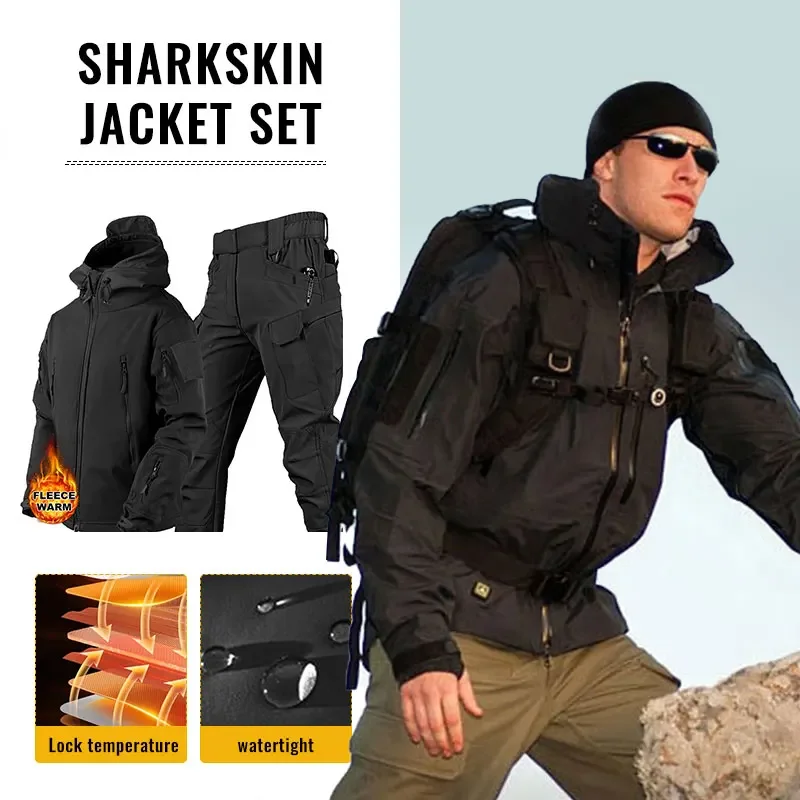 Men Thicken Soft Shell Winter  - đánh giá và giá Winter Clothing Work