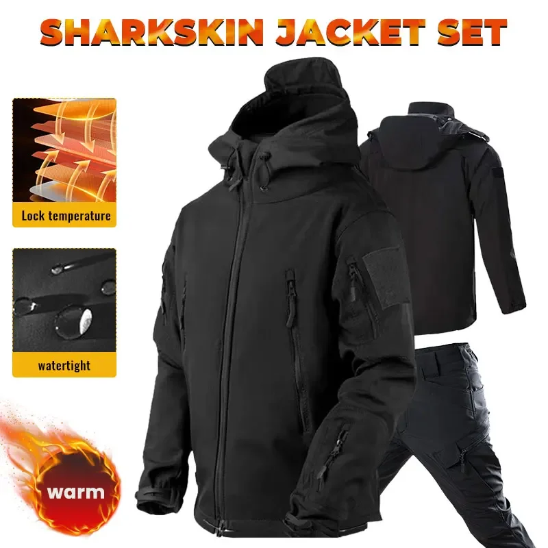 Men Thicken Soft Shell Winter  - đánh giá và giá Winter Clothing Work