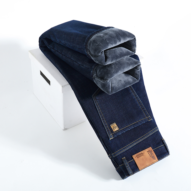 Winter Warm Fleece Jeans Men's - đánh giá và giá Winter Clothing Work