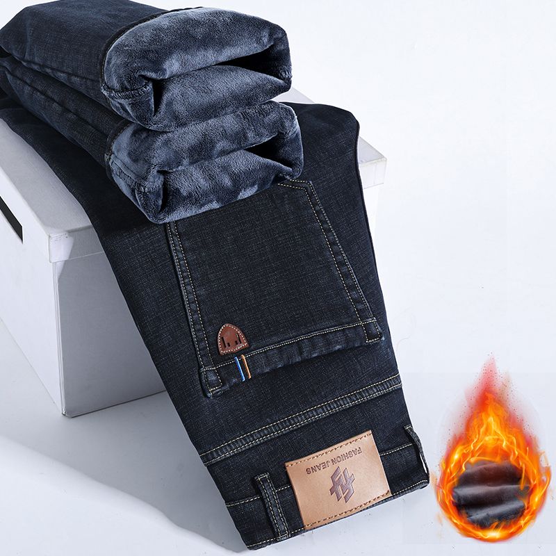 Winter Warm Fleece Jeans Men's - đánh giá và giá Winter Clothing Work