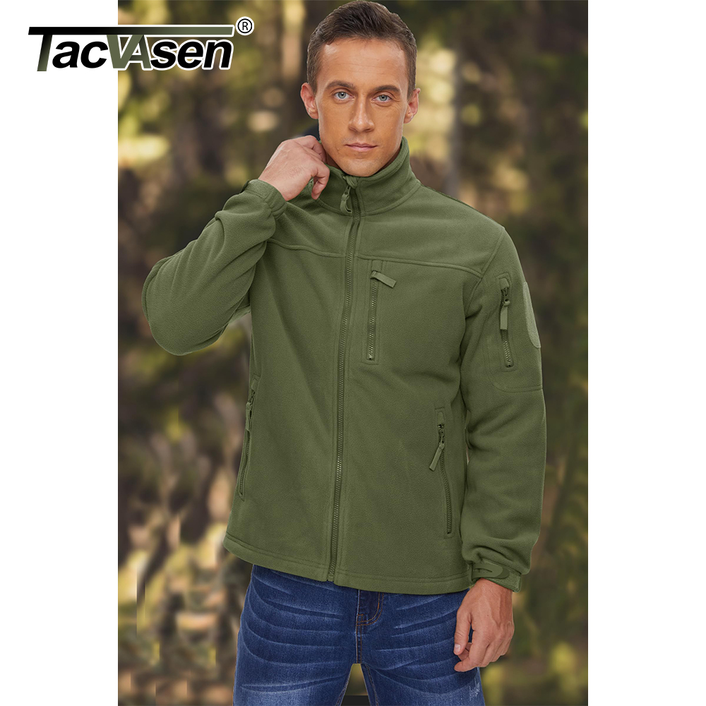 TACVASEN Men's Fleece Jacket S - đánh giá và giá Winter Clothing Work
