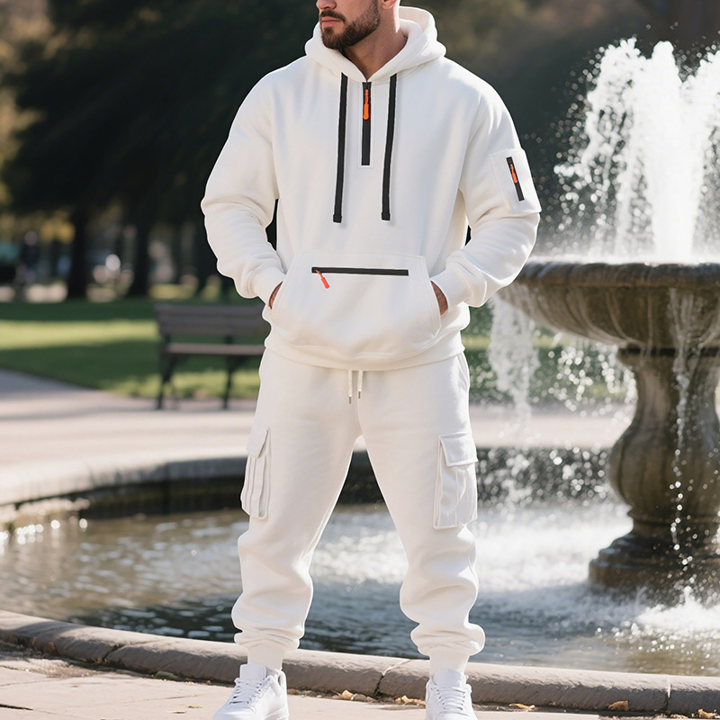 Men's sports suit style autumn - đánh giá và giá Winter Clothing Work