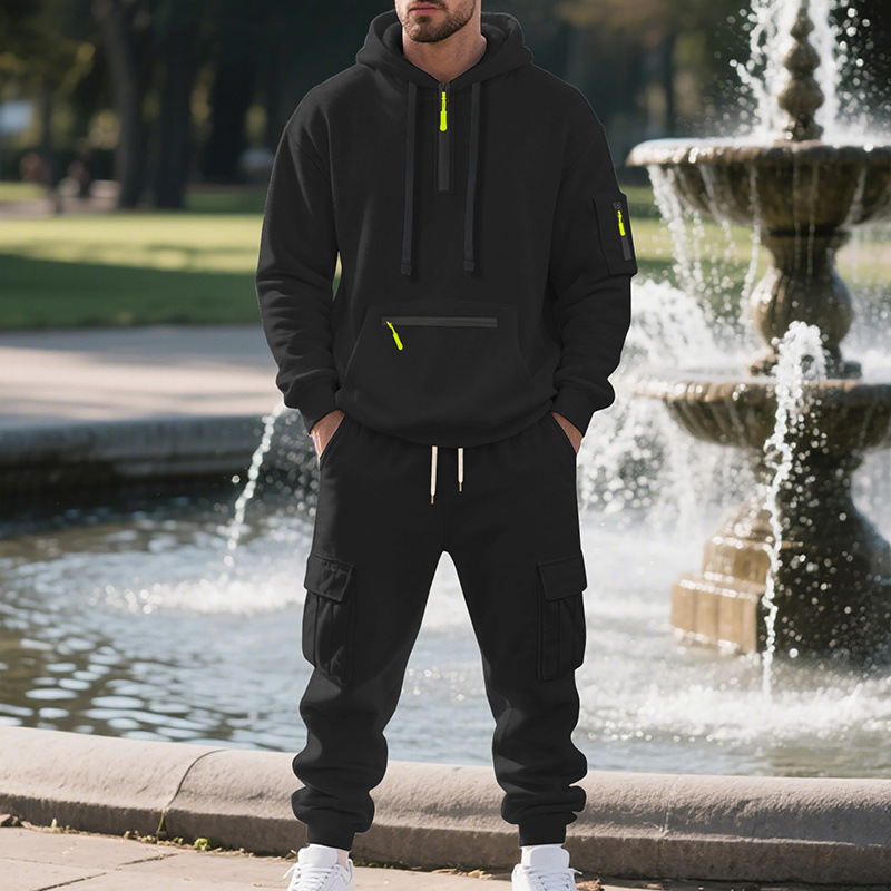 Men's sports suit style autumn - đánh giá và giá Winter Clothing Work