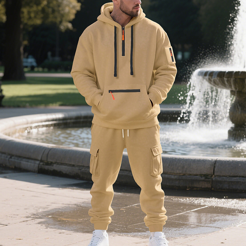 Men's sports suit style autumn - đánh giá và giá Winter Clothing Work
